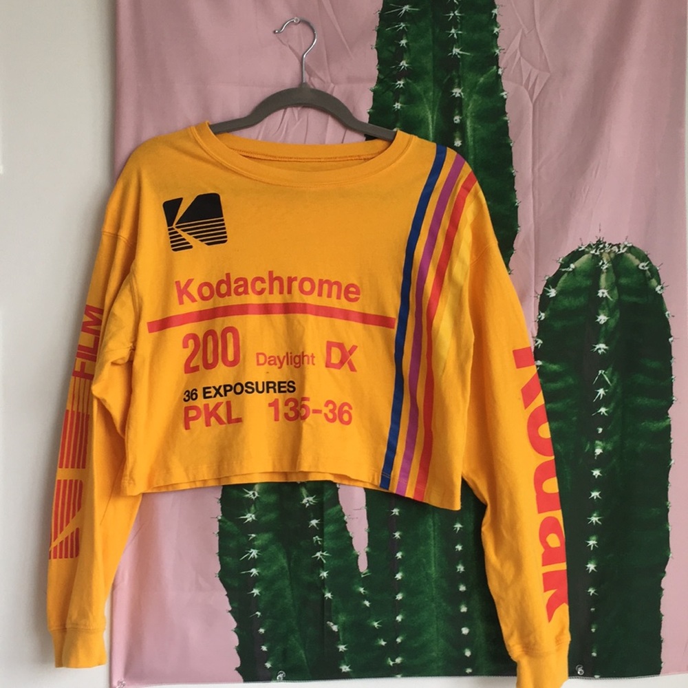 100% cotton Kodachrome top